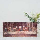 Leonardo da Vincis Das letzte Abendessen Einladung (Stehend Vorderseite)