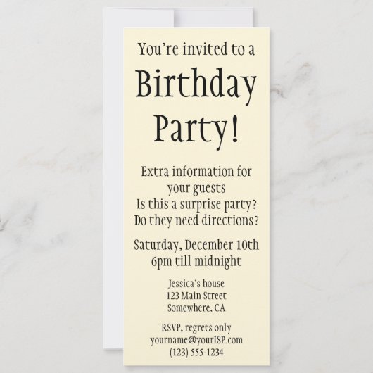 Leonardo da Vincis Das letzte Abendessen Einladung (Rückseite)