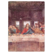 Leonardo da Vincis Das letzte Abendessen Klemmbrett (Rückseite)