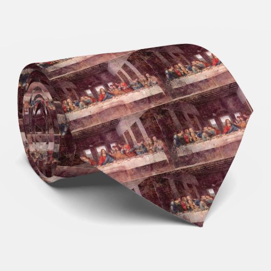 Leonardo da Vincis Das letzte Abendessen Krawatte (Gerollt)