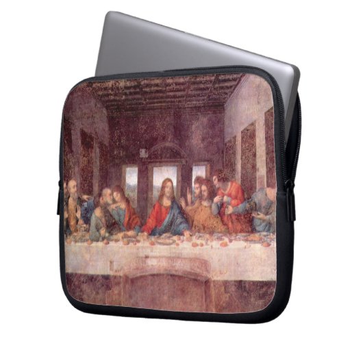 Leonardo da Vincis Das letzte Abendessen Laptopschutzhülle (Vorderseite Links)