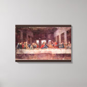 Leonardo da Vincis Das letzte Abendessen Leinwanddruck (Vorderseite)