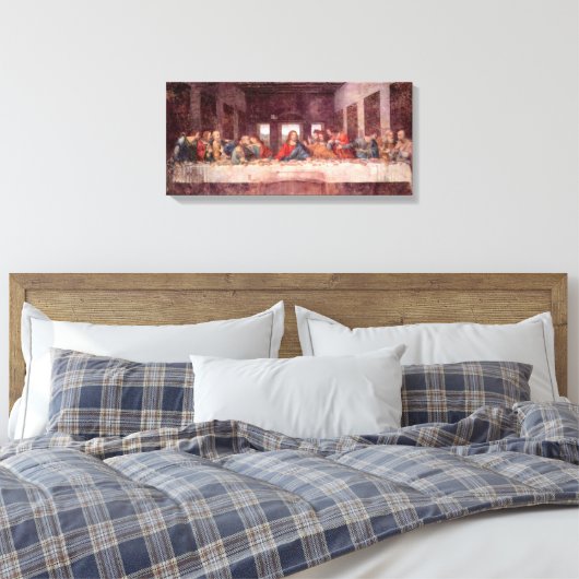 Leonardo da Vincis Das letzte Abendessen Leinwanddruck (Insitu (Schlafzimmer))