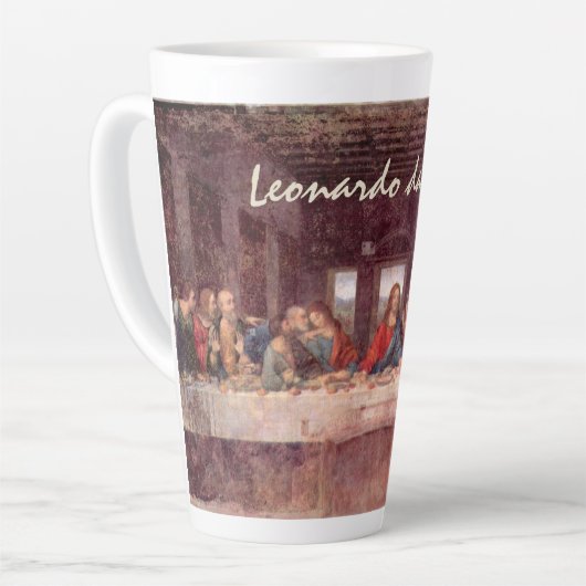 Leonardo da Vincis Das letzte Abendessen Milchtasse (Linke Ecke)
