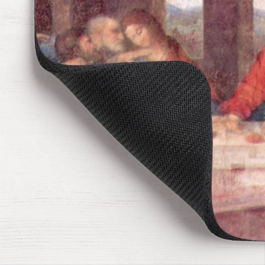 Leonardo da Vincis Das letzte Abendessen Mousepad (Ecke)