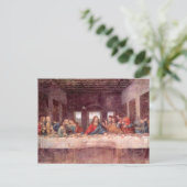 Leonardo da Vincis Das letzte Abendessen Postkarte (Stehend Vorderseite)