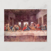 Leonardo da Vincis Das letzte Abendessen Postkarte (Vorderseite)
