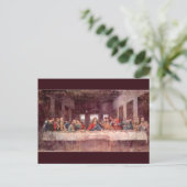 Leonardo da Vincis Das letzte Abendessen Postkarte (Stehend Vorderseite)