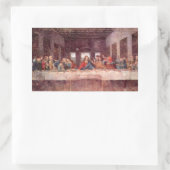 Leonardo da Vincis Das letzte Abendessen Rechteckiger Aufkleber (Tasche)