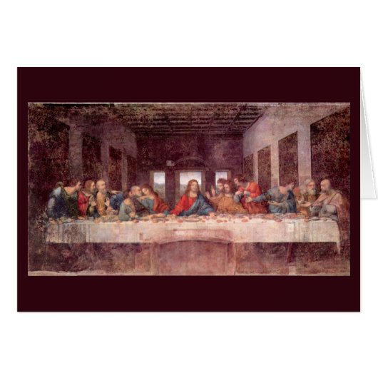 Leonardo da Vincis Das letzte Abendmahl (Vorderseite (Horizontal))