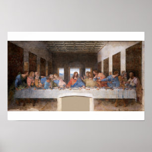 Leonardo da Vincis Das letzte Abendmahl (1495-1498 Poster