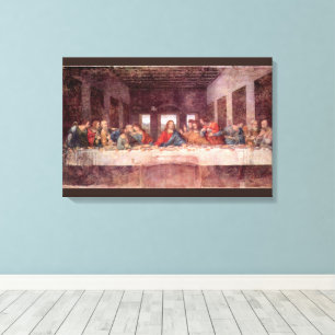 Leonardo da Vincis Das letzte Abendmahl Leinwanddruck