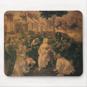 Leonardo da Vincis Die Verehrung der Magi Mousepad