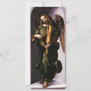 Leonardo da Vincis Engel in Grün mit einer Vielle
