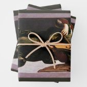 Leonardo da Vincis Engel in Grün mit Vielle Geschenkpapier Set (Beispiel)