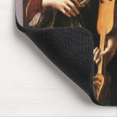Leonardo da Vincis Engel in Grün mit Vielle Mousepad (Ecke)