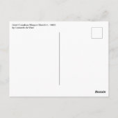 Leonardo da Vincis Giant Crossbow Weapon Sketch Postkarte (Rückseite)