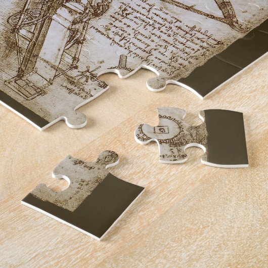 Leonardo da Vincis Giant Crossbow Weapon Sketch Puzzle (Seite)