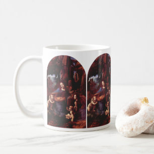 Leonardo da Vincis Jungfrau (Madonna) der Felsen Kaffeetasse