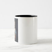 Leonardo da Vinci's Lady mit einem Ermine Classic Zweifarbige Tasse (Mittel)