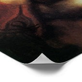 Leonardo da Vinci's Lady mit Ermine Poster (Ecke)