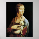 Leonardo da Vinci's Lady mit Ermine Poster (Vorne)