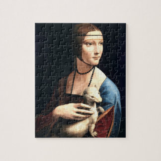 Leonardo da Vinci's Lady mit Ermine Puzzle