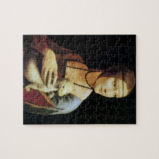 Leonardo da Vinci's Lady mit Ermine Puzzle (Horizontal)
