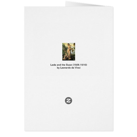 Leonardo da Vincis Leda und der Schwan (Hinten)