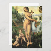 Leonardo da Vincis Leda und der Schwan (Vorne/Hinten)