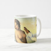 Leonardo da Vincis Leda und der Schwan Kaffeetasse (VorderseiteRechts)