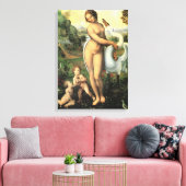 Leonardo da Vincis Leda und der Schwan Leinwanddruck (Insitu (Wohnzimmer))
