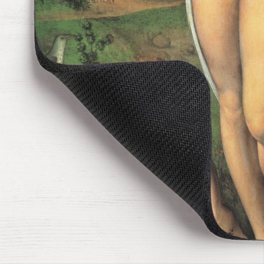 Leonardo da Vincis Leda und der Schwan Mousepad (Ecke)