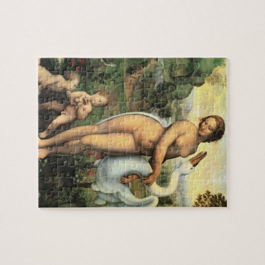 Leonardo da Vincis Leda und der Schwan Puzzle (Horizontal)