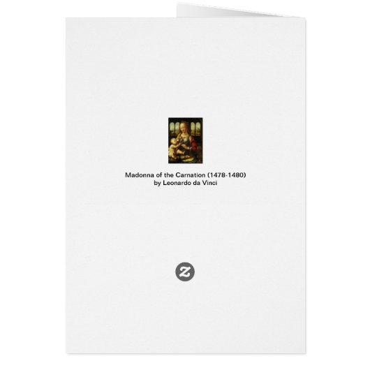 Leonardo da Vincis Madonna mit der Narbe (Hinten)