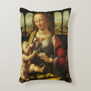 Leonardo da Vincis Madonna mit der Narbe Dekokissen