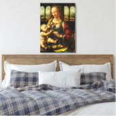 Leonardo da Vincis Madonna mit der Narbe Leinwanddruck (Insitu (Schlafzimmer))