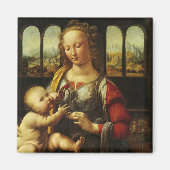 Leonardo da Vincis Madonna mit der Narbe Magnet (Vorne)