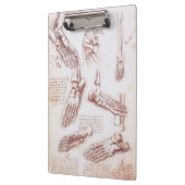 Leonardo da Vincis menschliche Anatomie Klemmbrett (Links)