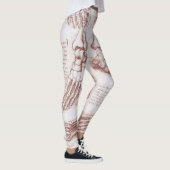 Leonardo da Vincis menschliche Anatomie Leggings (Rechts)