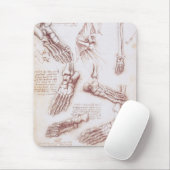 Leonardo da Vincis menschliche Anatomie Mousepad (Mit Mouse)