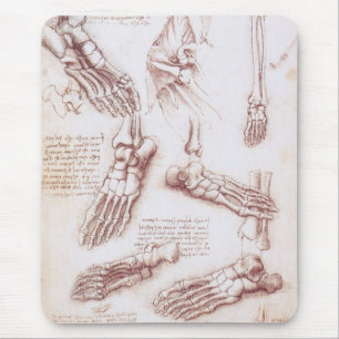 Leonardo da Vincis menschliche Anatomie Mousepad
