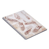 Leonardo da Vincis menschliche Anatomie Notizblock (Rechte Seite)