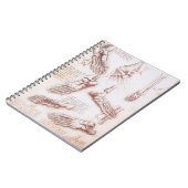 Leonardo da Vincis menschliche Anatomie Notizblock (Linke Seite)