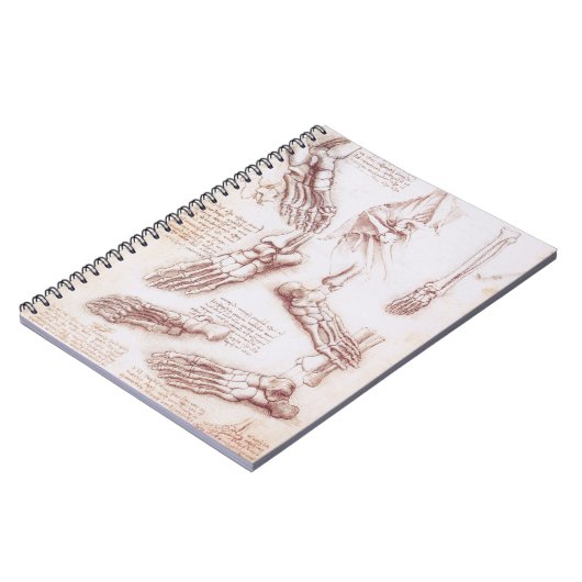 Leonardo da Vincis menschliche Anatomie Notizblock (Linke Seite)