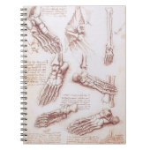 Leonardo da Vincis menschliche Anatomie Notizblock (Vorderseite)