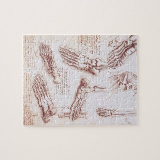 Leonardo da Vincis menschliche Anatomie Puzzle (Horizontal)