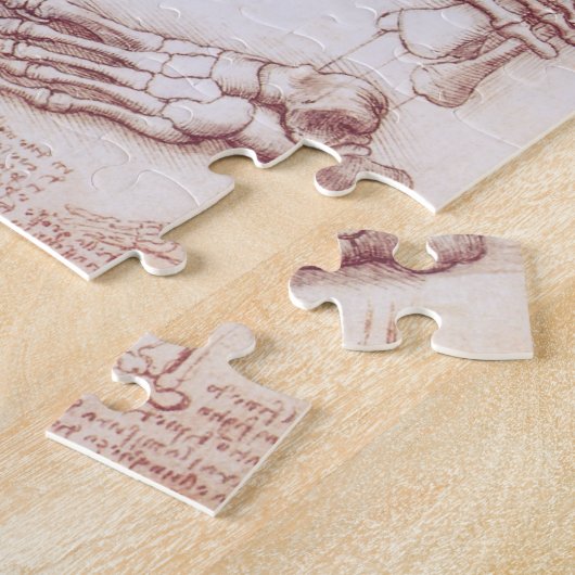 Leonardo da Vincis menschliche Anatomie Puzzle (Seite)