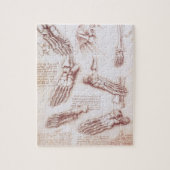 Leonardo da Vincis menschliche Anatomie Puzzle (Vertikal)