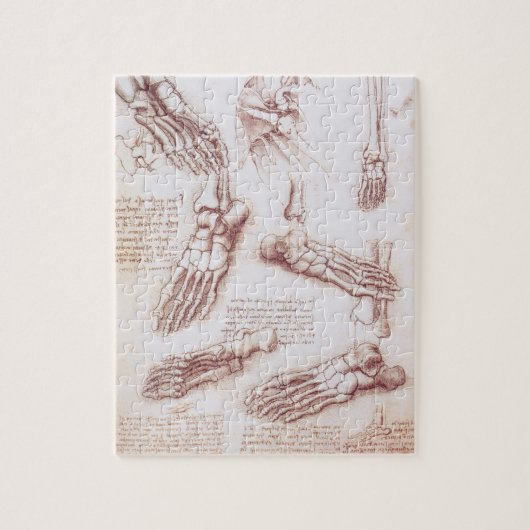 Leonardo da Vincis menschliche Anatomie Puzzle (Vertikal)